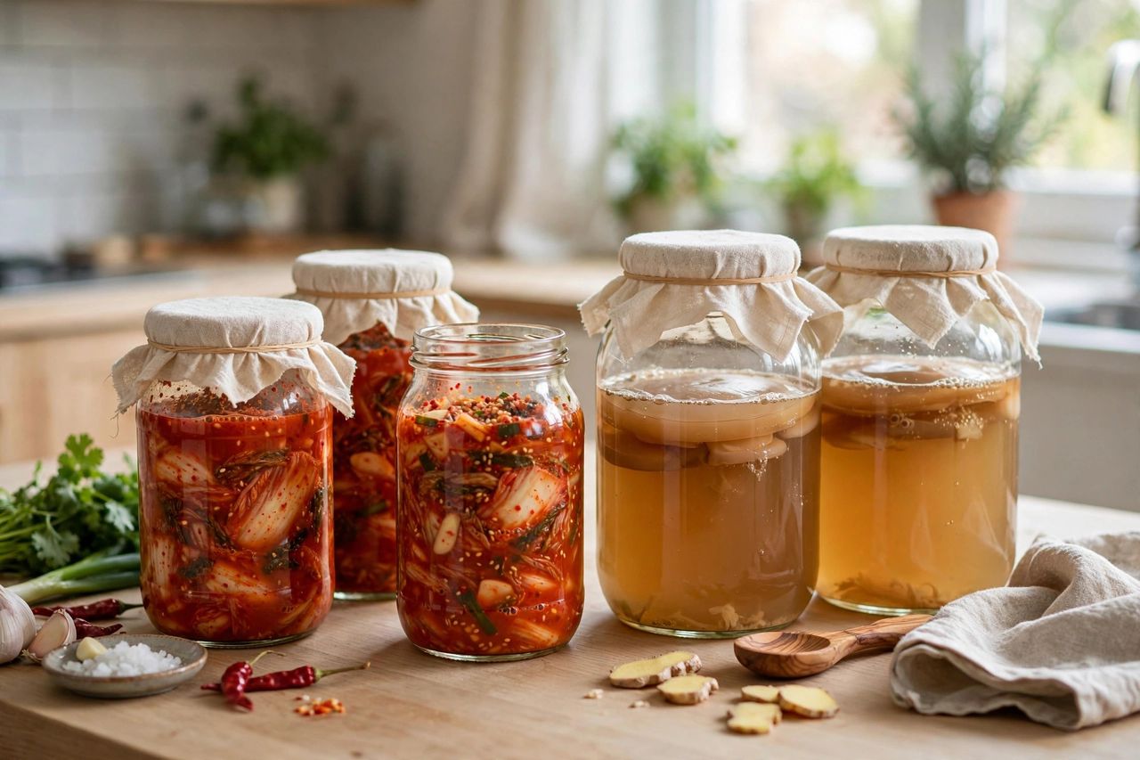 Fermentieren für Anfänger 2026: Gemüse, Kimchi & Kombucha selbst machen