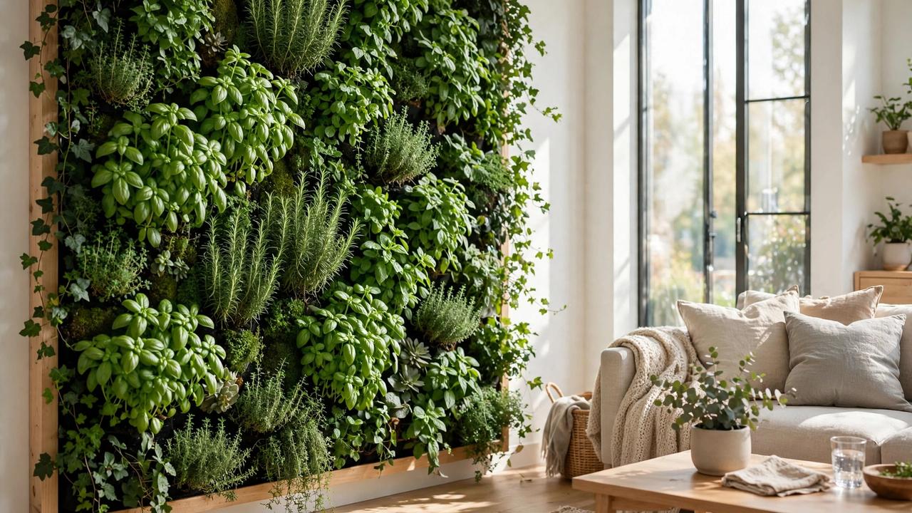 Vertikaler Garten für drinnen 2026: Aufbau, Pflanzen & Licht — Nova AI