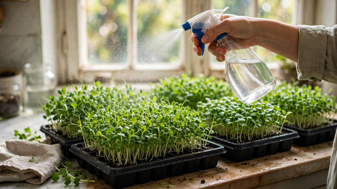 Microgreens zu Hause anbauen 2026: Frisches Grün in 10 Tagen