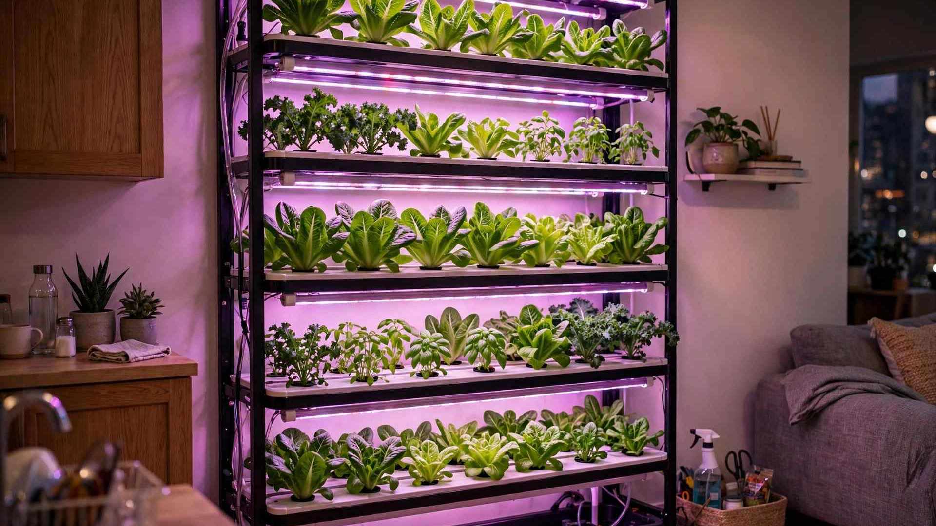 Vertical Farming zu Hause 2026: Frisches Gemüse auf kleinstem Raum